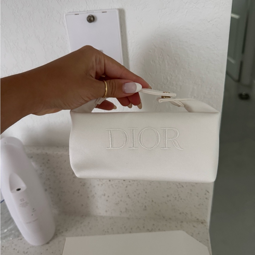 Dior Ivory Travel Pouch